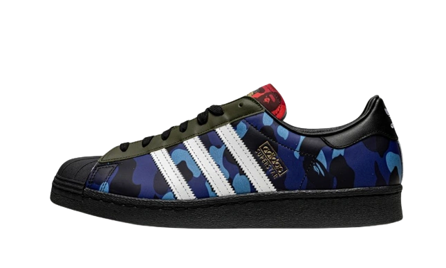 Adidas Superstar 80s Bape Multi Camo product photo