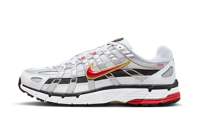 Nike P-6000 Platinum Varsity Red productfoto