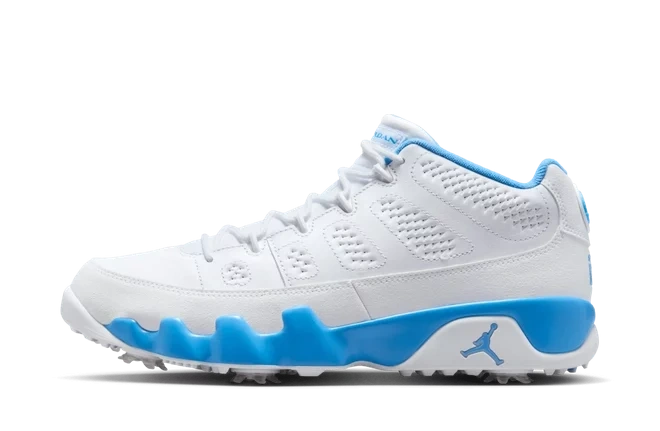 Jordan 9 Retro Low Golf White University Blue Produktfoto