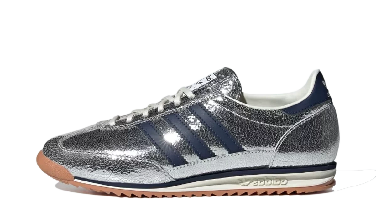 adidas SL 72 OG Silver Metallic Collegiate Navy (W) - Image 1