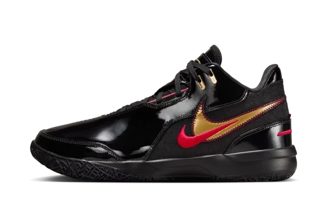 Nike Zoom LeBron NXXT Gen AMPD Black University Red Gold product photo