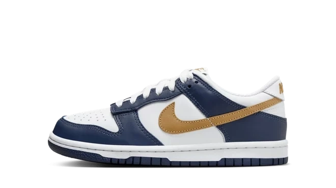 Nike Dunk Low Midnight Navy Wheat (GS) product photo