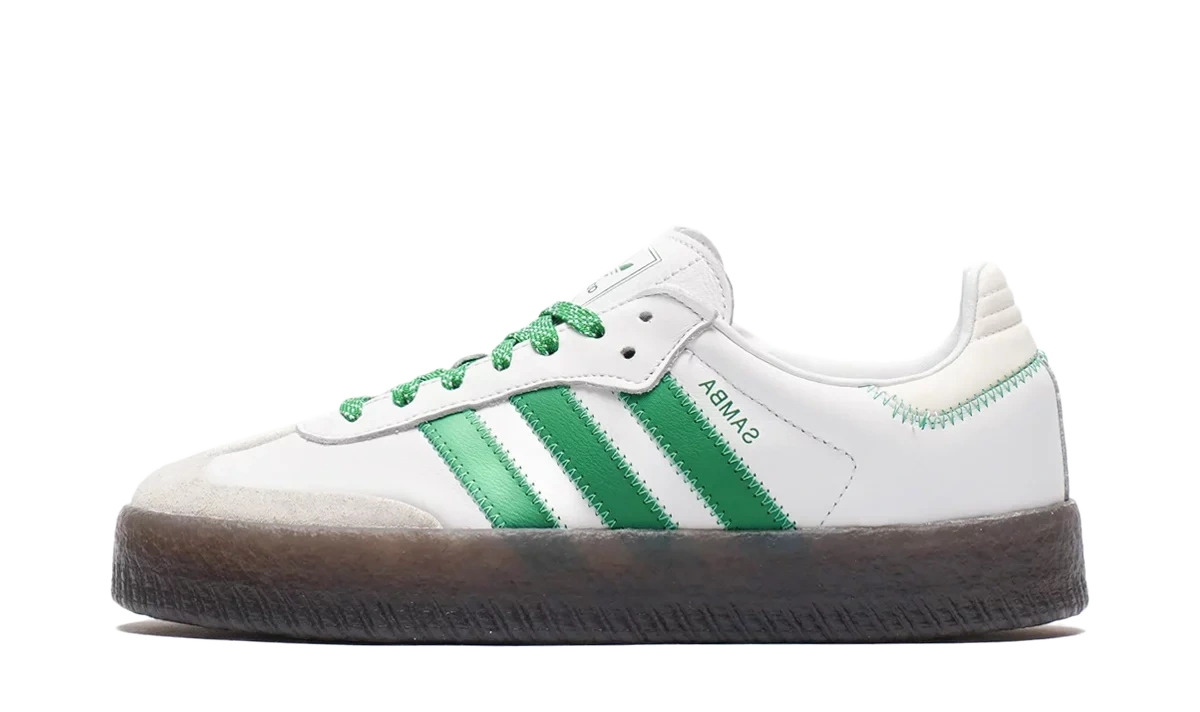 adidas Sambae Cloud White Green (W) Produktfoto