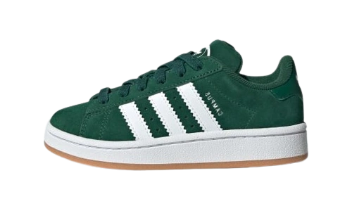 adidas Campus 00s Elastic Lace Dark Green Cloud White (Kids) Produktfoto