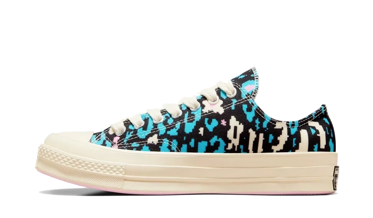 Converse Chuck Taylor All Star 70 Ox Golf le Fleur Digital Leopard Teal productfoto