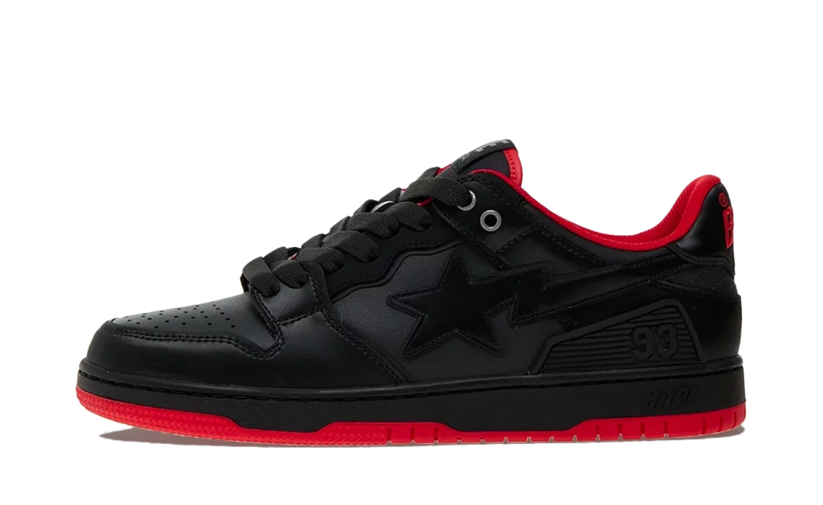 Bape Sk8 Sta 4 M2 'Black & Red' Produktfoto