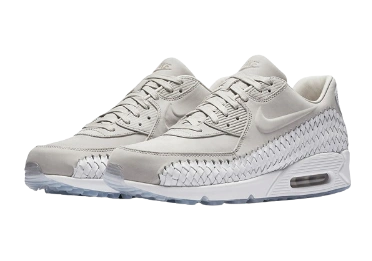 Nike Air Max 90 Woven Light Iron Ore/Light Iron Ore-White - Image 1