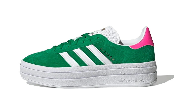 adidas Gazelle Bold Green Lucid Pink (W) Produktfoto