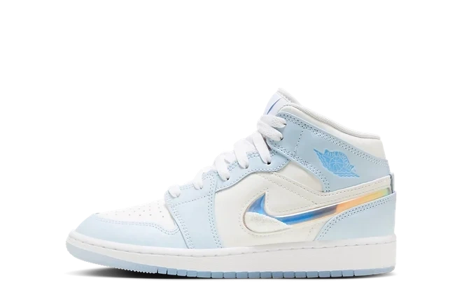 Air Jordan 1 Mid SE 'Glitter Swoosh' (GS)