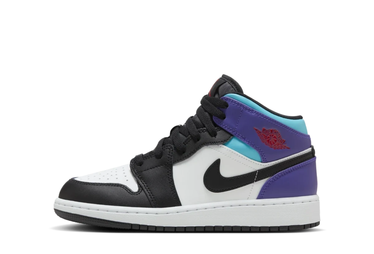 Photo du produit Air Jordan 1 Mid 'Aqua' (GS)