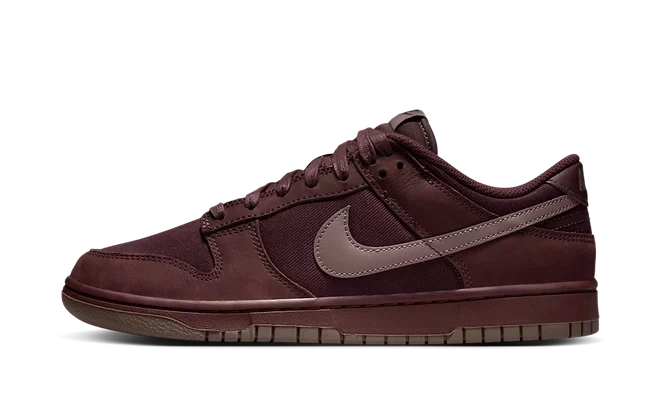 Nike Dunk Low Retro Premium Burgundy Crush product photo