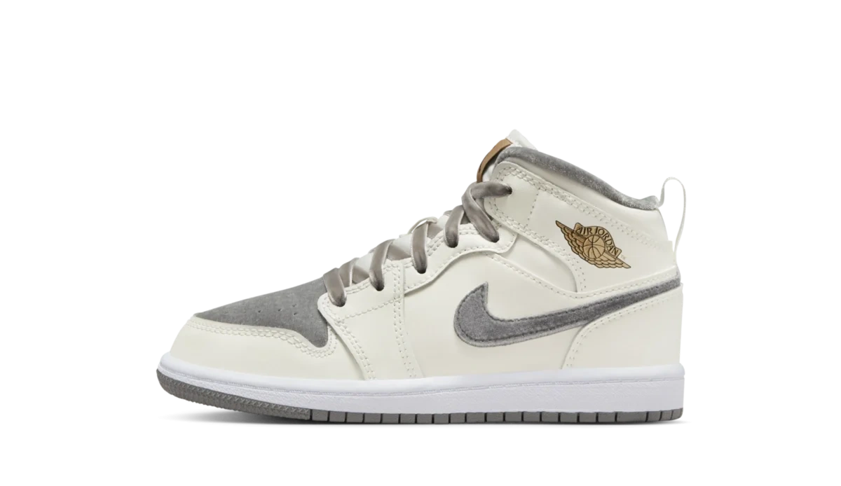 Photo du produit Air Jordan 1 Mid SE 'Velvet Toe' (PS)