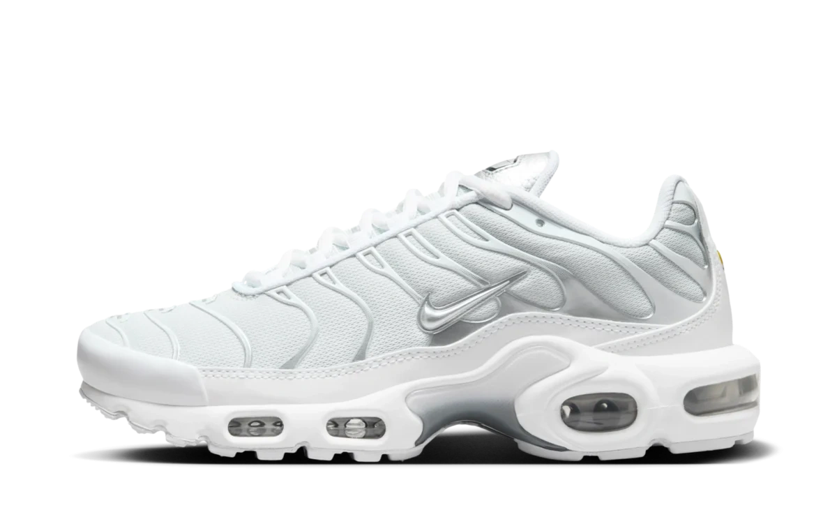 Nike Air Max Plus White Metallic Silver (W) - Image 1