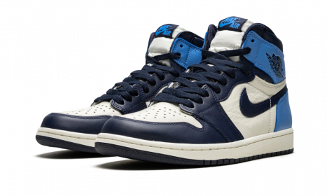 Jordan 1 Retro High Obsidian UNC