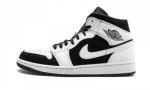 Jordan 1 Mid White/Black