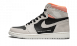 Jordan 1 Retro High Neutral Grey Hyper Crimson