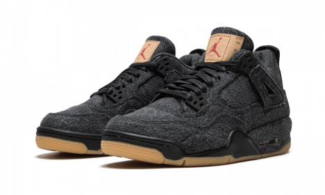 Jordan 4 Retro Levi's Black