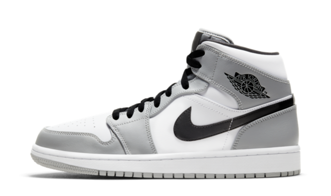 Jordan 1 Mid Light Smoke Grey