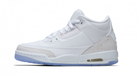 Jordan 3 Retro Pure White 2018 (GS)
