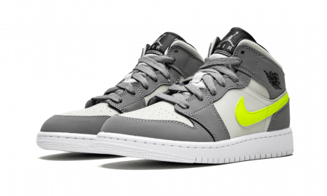 Jordan 1 Mid Gunsmoke Volt (GS)