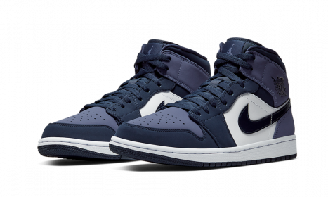 Jordan 1 Mid Obsidian Sanded Purple