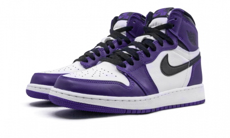 Jordan 1 Retro High Court Purple White (GS)