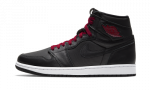 Jordan 1 Retro High Black Satin Gym Red