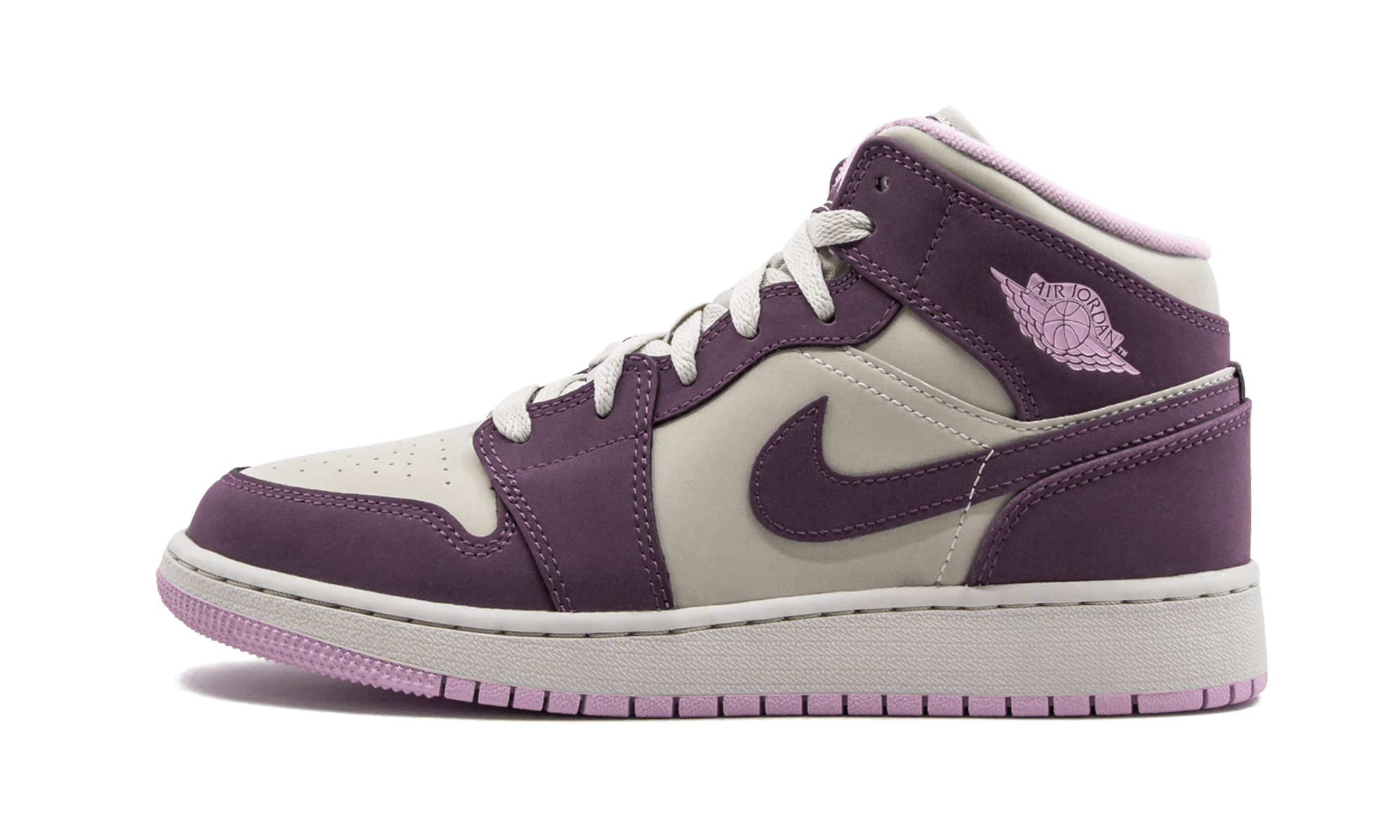 Jordan 1 Mid Pro Purple Desert Sand (GS)