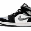 Jordan 1 Mid Satin Grey Toe
