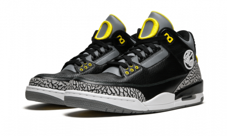 Jordan 3 Retro Oregon Ducks Pit Crew Black
