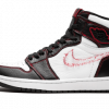Jordan 1 Retro High Defiant White Black Gym Red