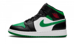 Jordan 1 Mid Green Toe (GS)