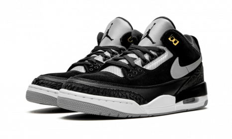 Jordan 3 Retro Tinker Black Cement Gold