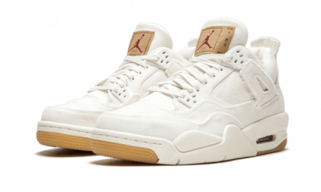 Jordan 4 Retro Levi's White (GS)