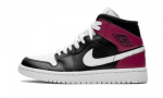 Jordan 1 Mid Black Noble Red (W)