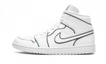 Jordan 1 Mid Iridescent Reflective White (W)