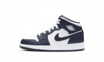 Jordan 1 Mid White Metallic Gold Obsidian (GS)