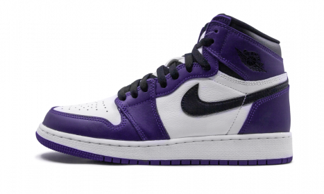 Jordan 1 Retro High Court Purple White (GS)