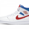 Jordan 1 Mid White Red Royal (W)