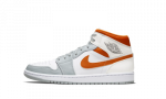 Jordan 1 Mid Starfish Pure Platinum