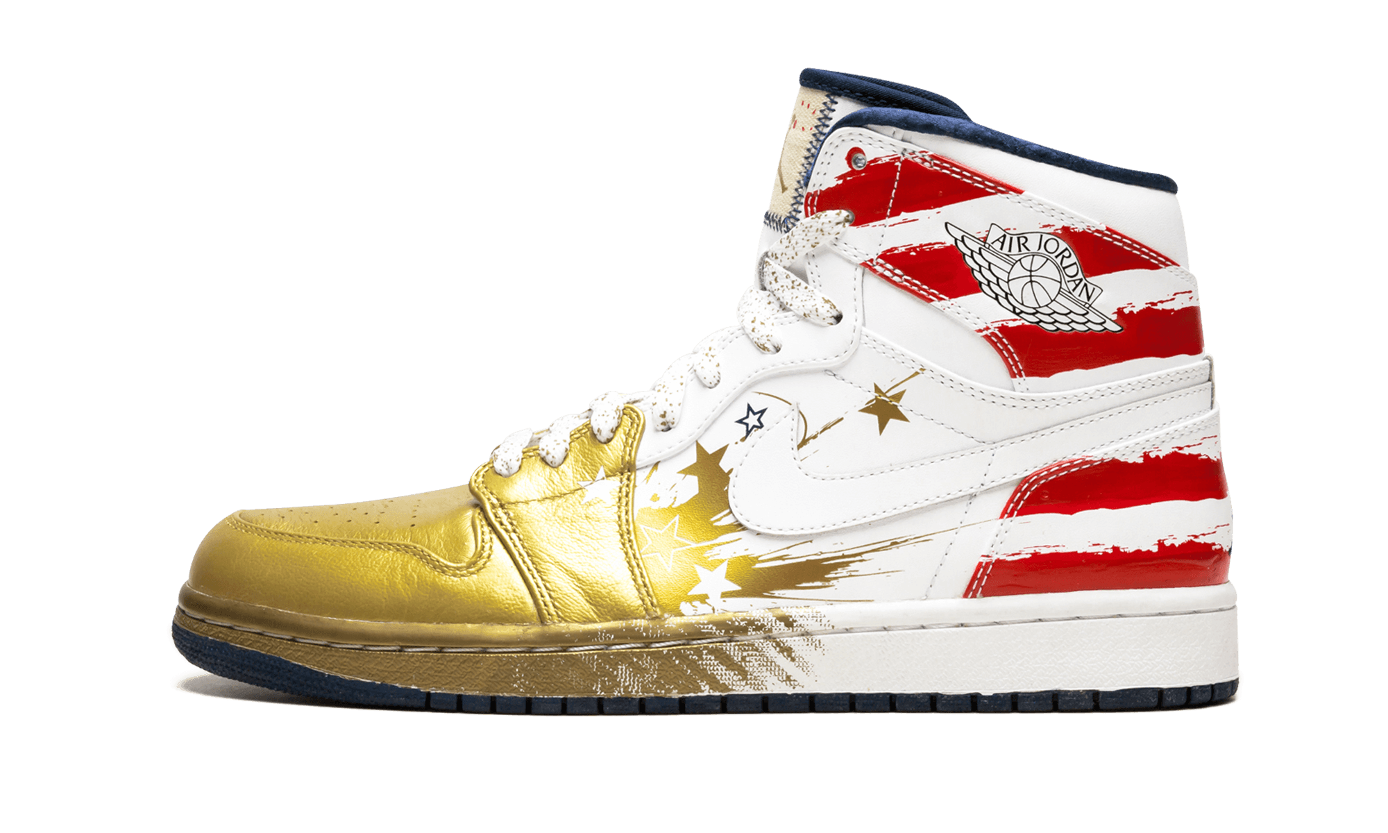 Jordan 1 Retro Dave White Wings For the Future Gold