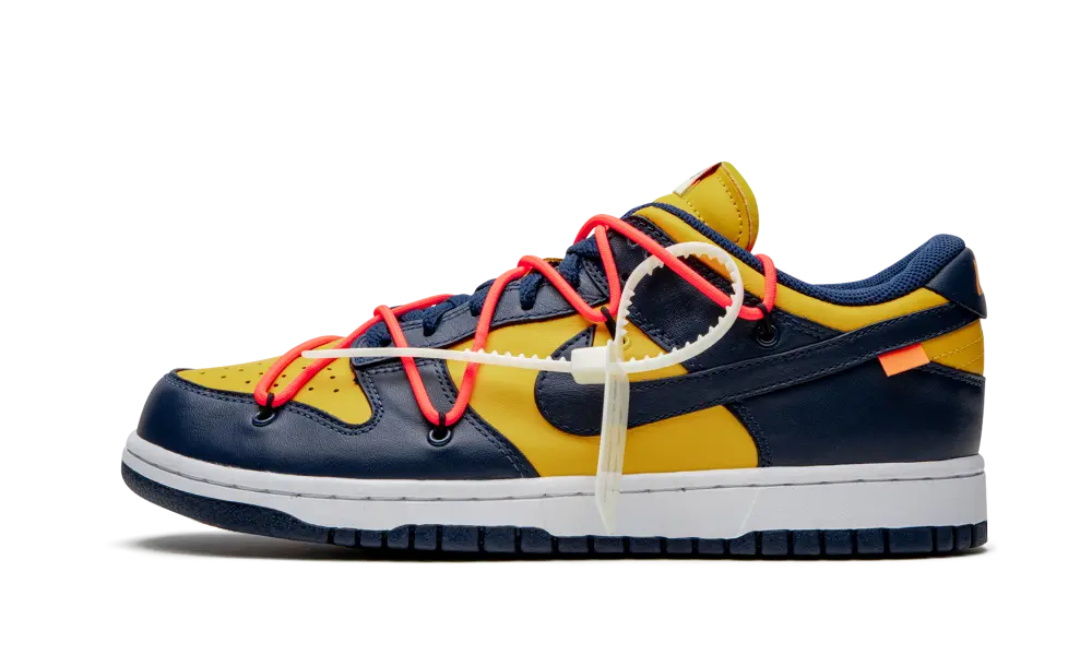 Nike Dunk Low Off-White University Gold Midnight Navy