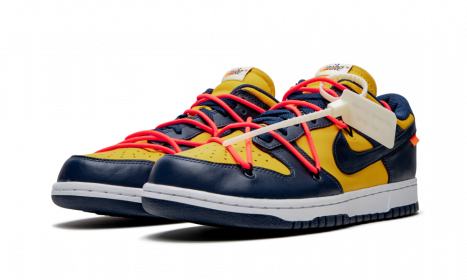 Nike Dunk Low Off-White University Gold Midnight Navy