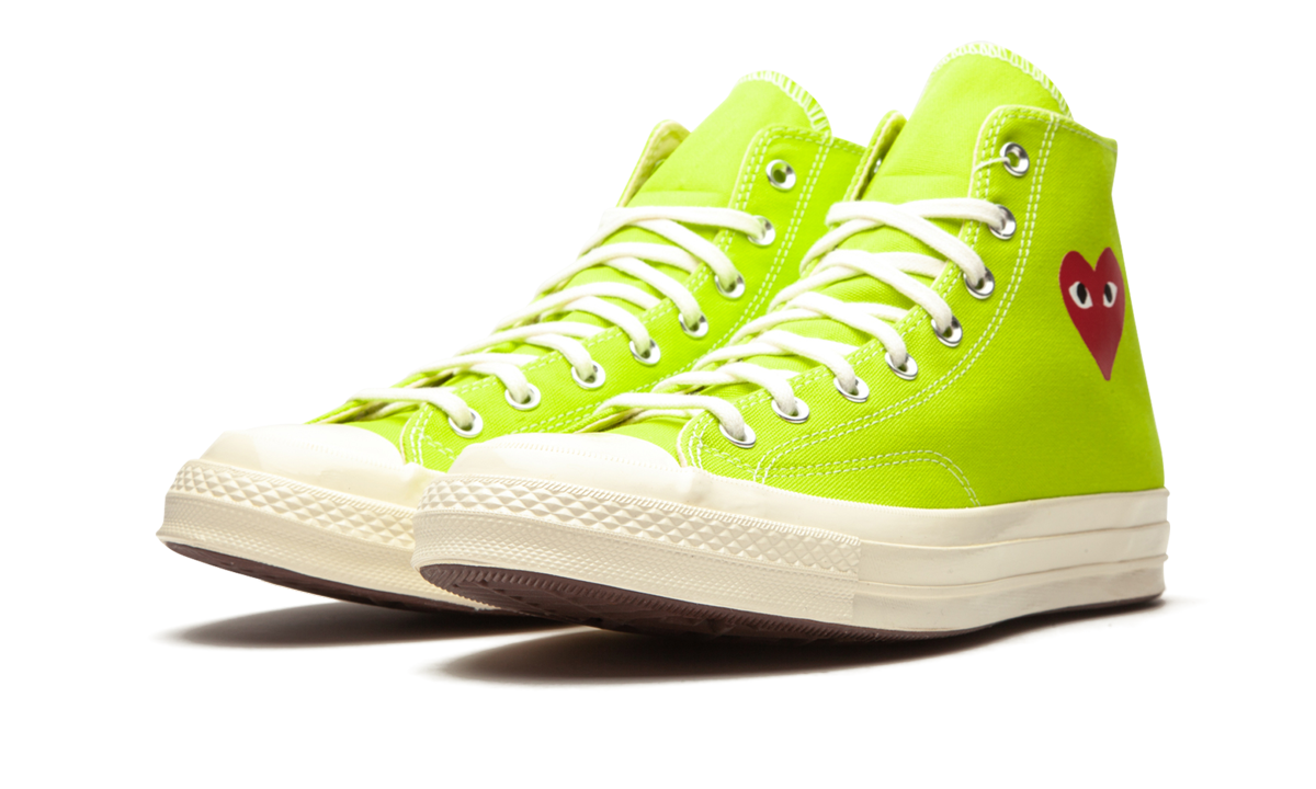 Converse Chuck Taylor All-Star 70s Hi Comme des Garcons Play Bright Green