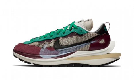 Nike Vaporwaffle Sacai Villain Red Neptune Green
