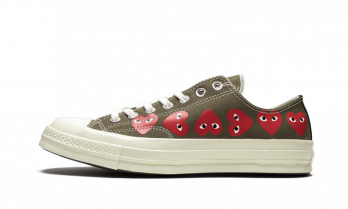 Converse Chuck Taylor All-Star 70 Ox Comme des Garcons Multi Heart Green
