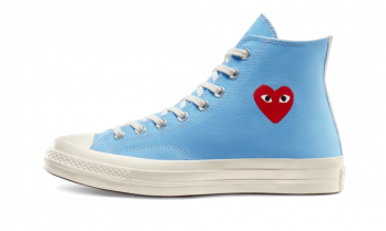 Converse Chuck Taylor All-Star 70s Hi Comme des Garcons Play Bright Blue