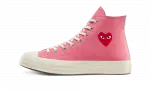 Converse Chuck Taylor All-Star 70 Hi Comme des Garcons Play Bright Pink