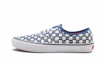 Vans Authentic Supreme Blue Checker Logo