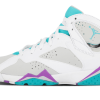 Jordan 7 Retro Neutral Grey Mineral Blue Bright Violet (GS)